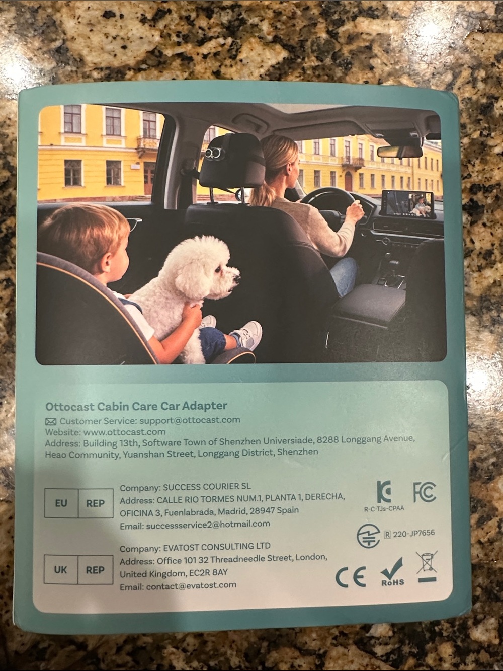 Ottocast Cabin Care Car Adapter - Teal & Blacks - Picture 3 of 4